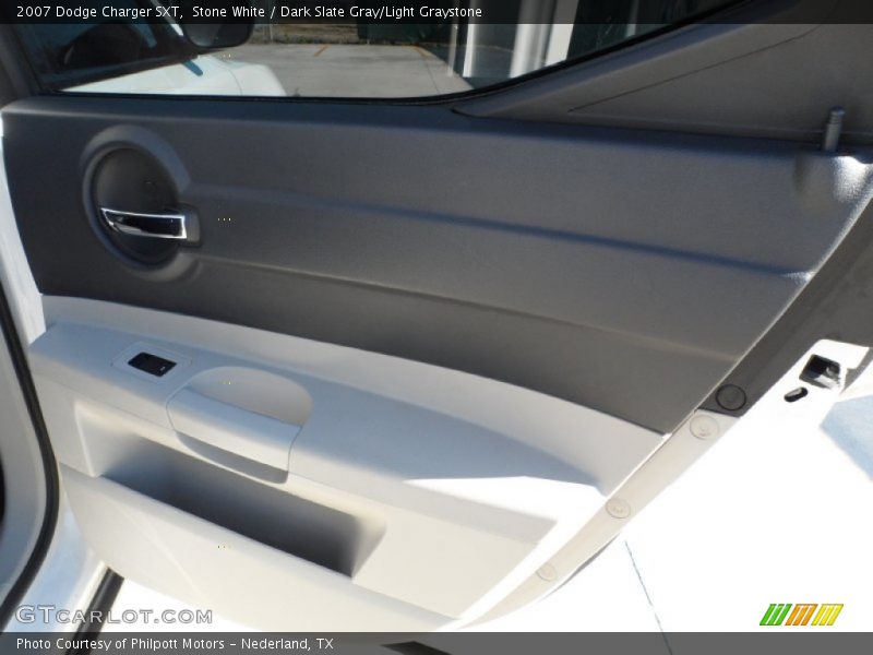 Stone White / Dark Slate Gray/Light Graystone 2007 Dodge Charger SXT
