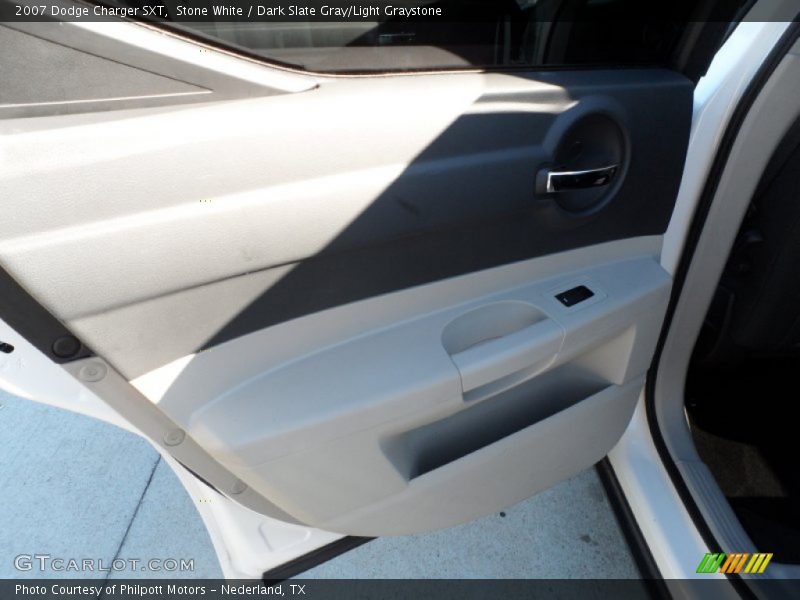 Stone White / Dark Slate Gray/Light Graystone 2007 Dodge Charger SXT