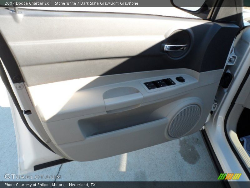 Stone White / Dark Slate Gray/Light Graystone 2007 Dodge Charger SXT