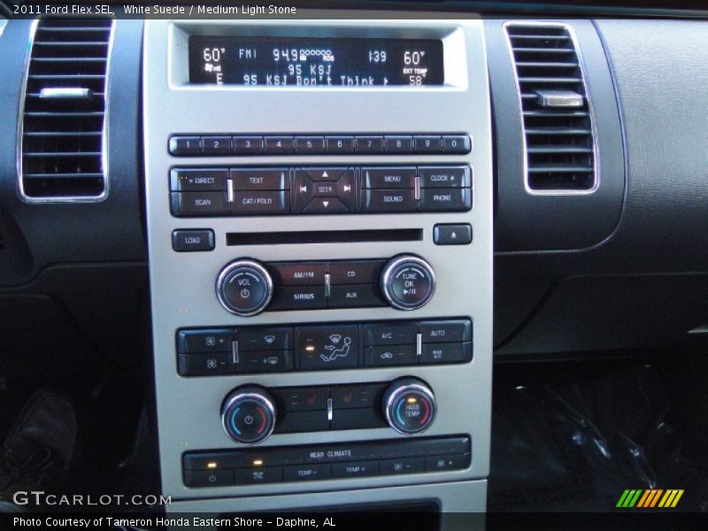 White Suede / Medium Light Stone 2011 Ford Flex SEL