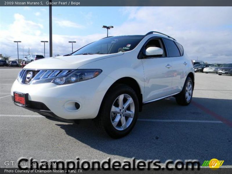 Glacier Pearl / Beige 2009 Nissan Murano S