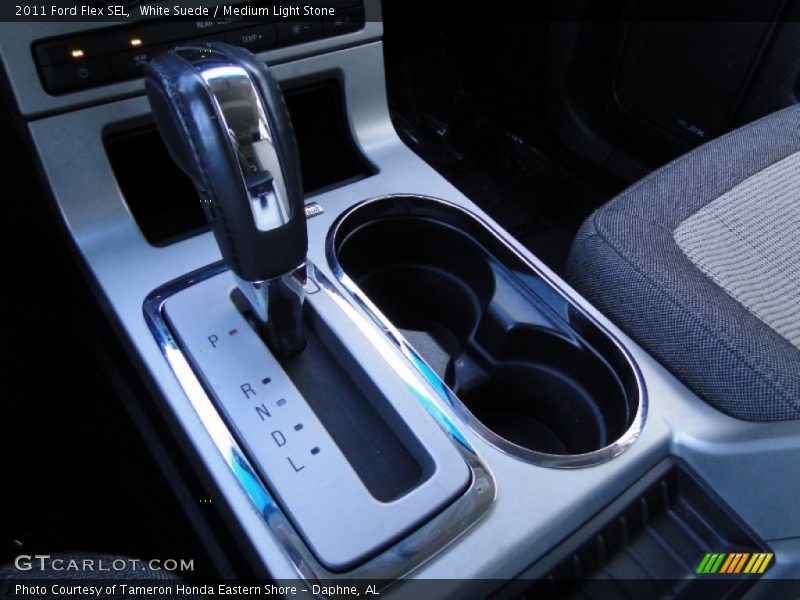 White Suede / Medium Light Stone 2011 Ford Flex SEL