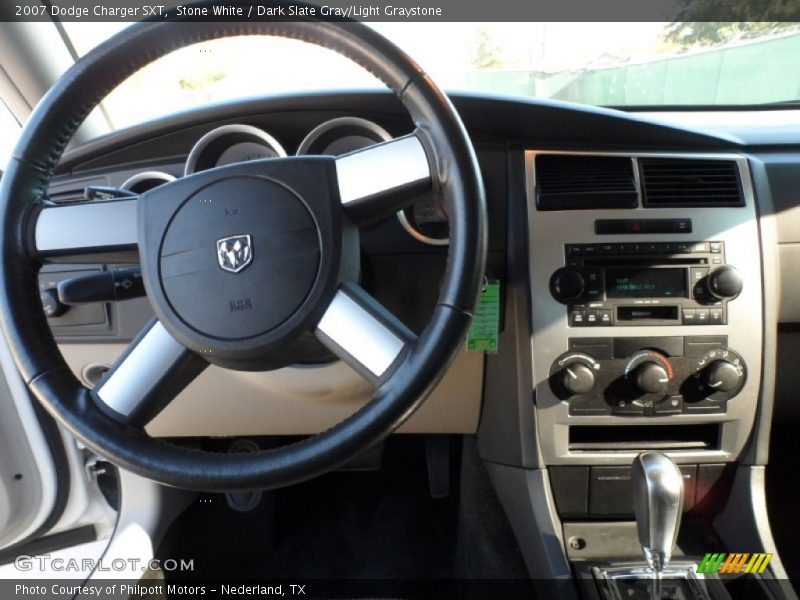 Stone White / Dark Slate Gray/Light Graystone 2007 Dodge Charger SXT