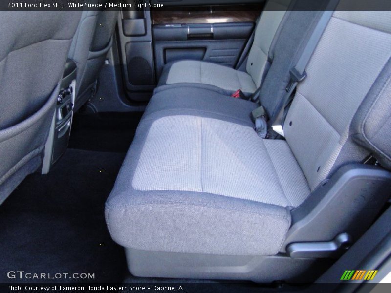 White Suede / Medium Light Stone 2011 Ford Flex SEL