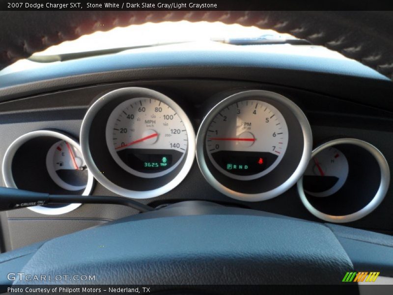 Stone White / Dark Slate Gray/Light Graystone 2007 Dodge Charger SXT