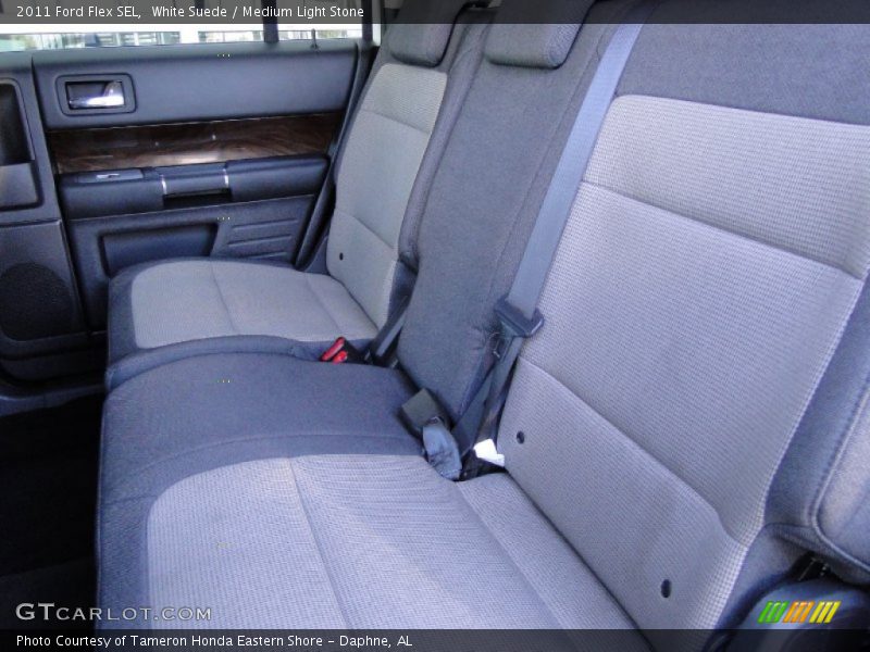 White Suede / Medium Light Stone 2011 Ford Flex SEL