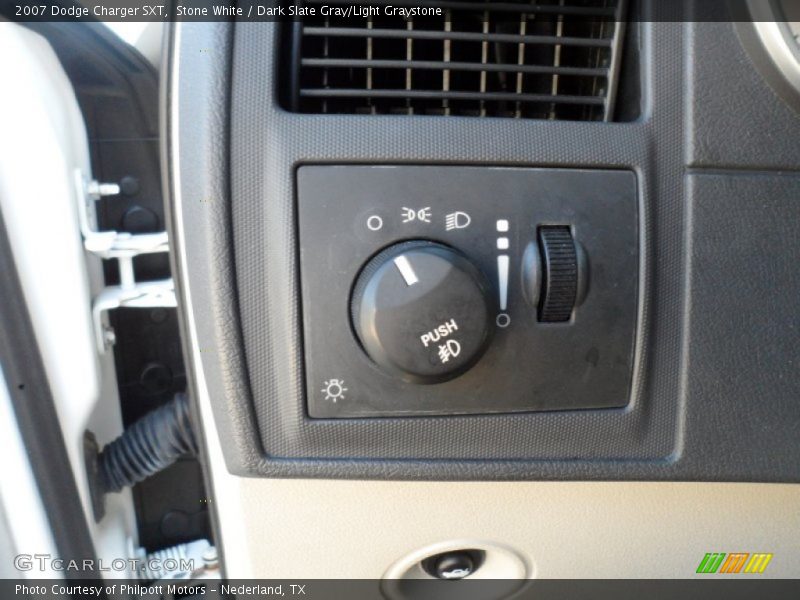 Stone White / Dark Slate Gray/Light Graystone 2007 Dodge Charger SXT