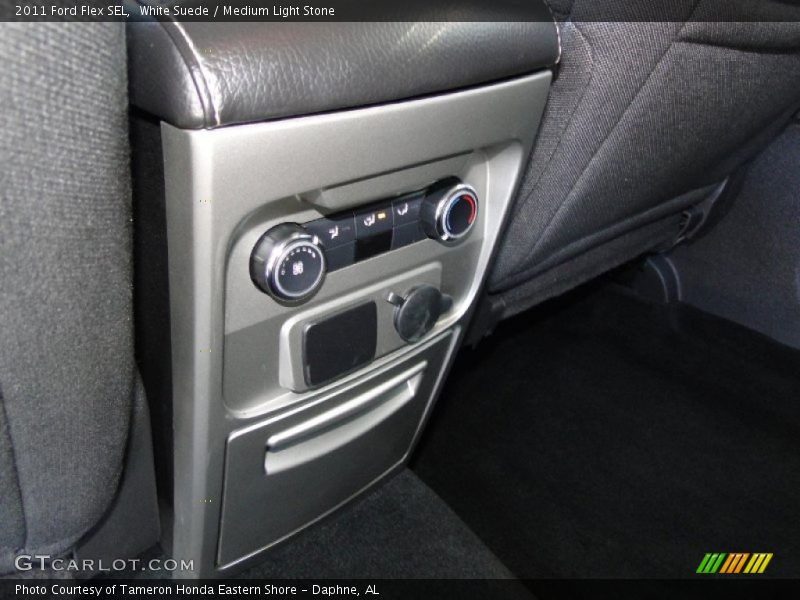 White Suede / Medium Light Stone 2011 Ford Flex SEL