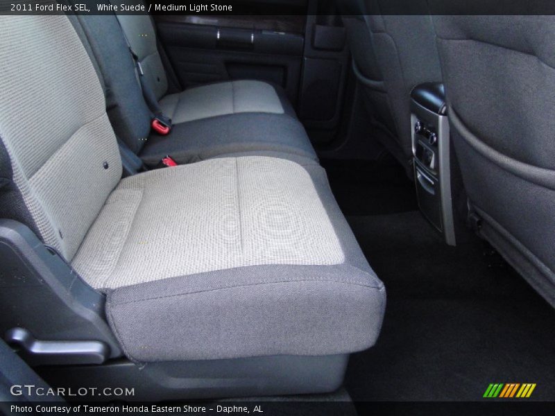 White Suede / Medium Light Stone 2011 Ford Flex SEL