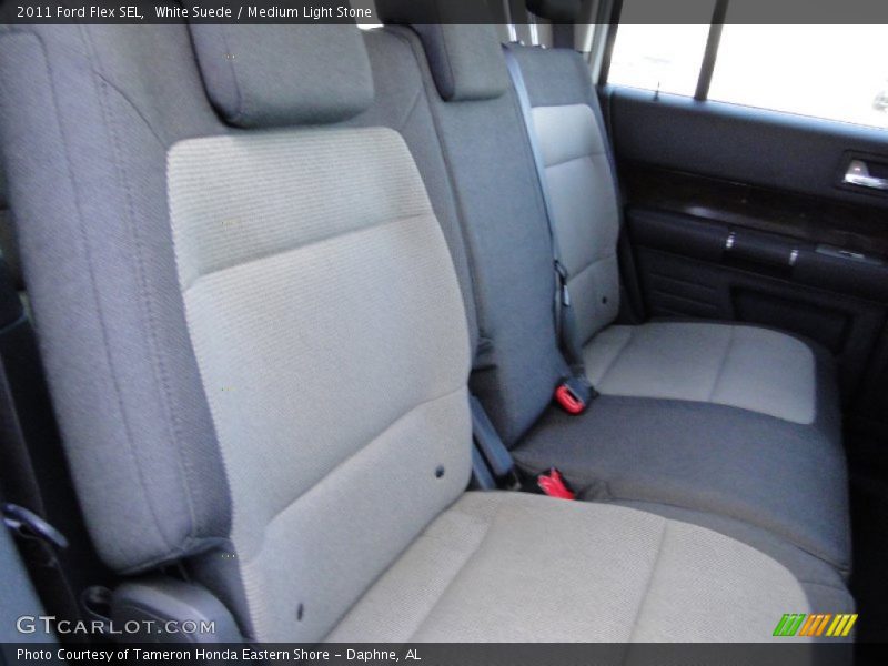 White Suede / Medium Light Stone 2011 Ford Flex SEL