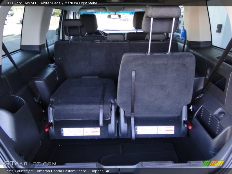 White Suede / Medium Light Stone 2011 Ford Flex SEL