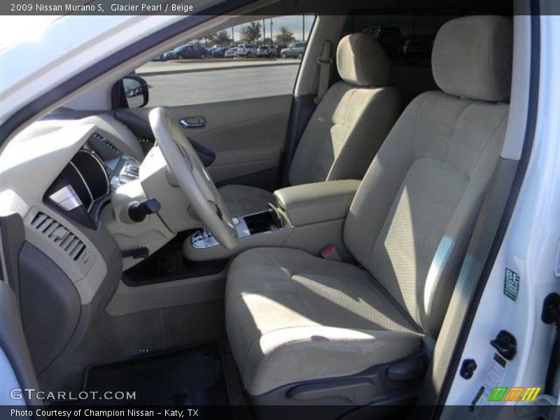 Glacier Pearl / Beige 2009 Nissan Murano S