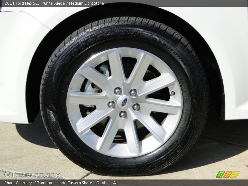 White Suede / Medium Light Stone 2011 Ford Flex SEL