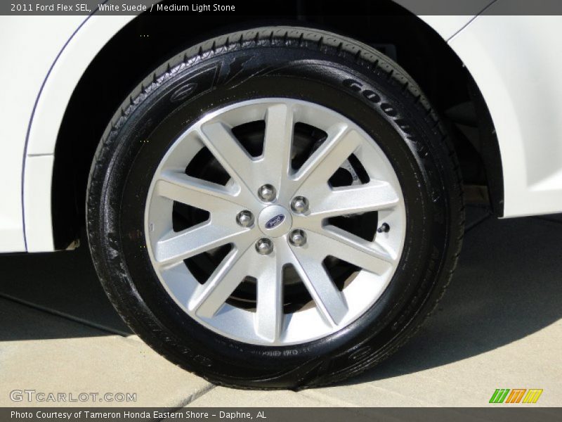 White Suede / Medium Light Stone 2011 Ford Flex SEL
