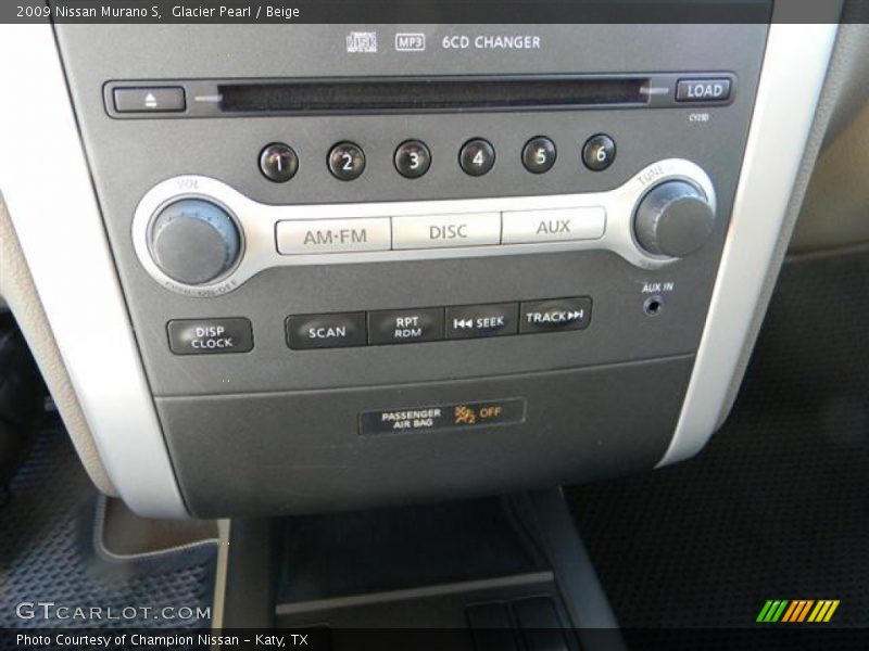 Glacier Pearl / Beige 2009 Nissan Murano S