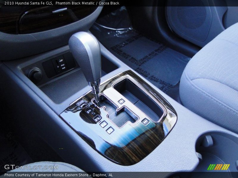 Phantom Black Metallic / Cocoa Black 2010 Hyundai Santa Fe GLS