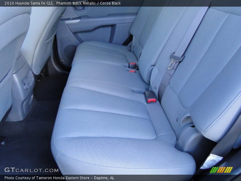 Phantom Black Metallic / Cocoa Black 2010 Hyundai Santa Fe GLS
