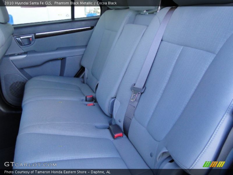 Phantom Black Metallic / Cocoa Black 2010 Hyundai Santa Fe GLS