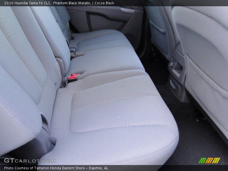 Phantom Black Metallic / Cocoa Black 2010 Hyundai Santa Fe GLS