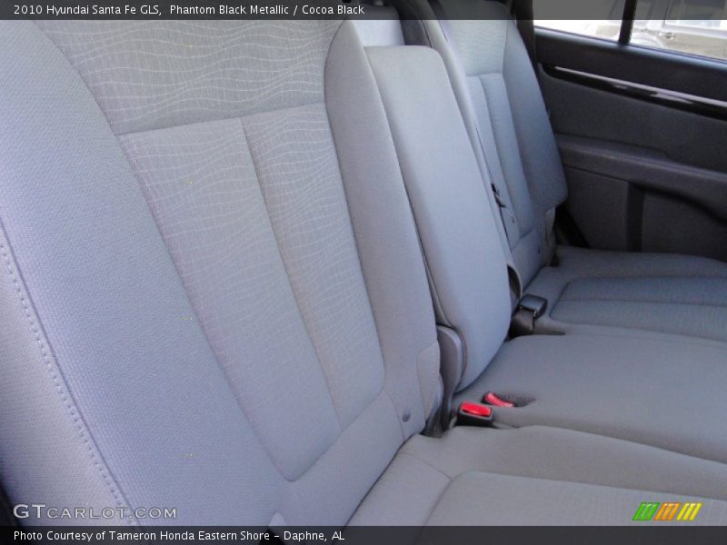 Phantom Black Metallic / Cocoa Black 2010 Hyundai Santa Fe GLS