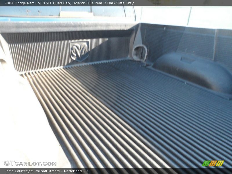 Atlantic Blue Pearl / Dark Slate Gray 2004 Dodge Ram 1500 SLT Quad Cab
