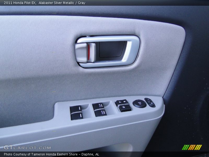 Alabaster Silver Metallic / Gray 2011 Honda Pilot EX