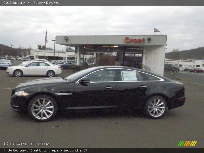 Ebony / Dove/Jet 2012 Jaguar XJ XJ