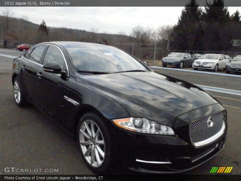 Ebony / Dove/Jet 2012 Jaguar XJ XJ