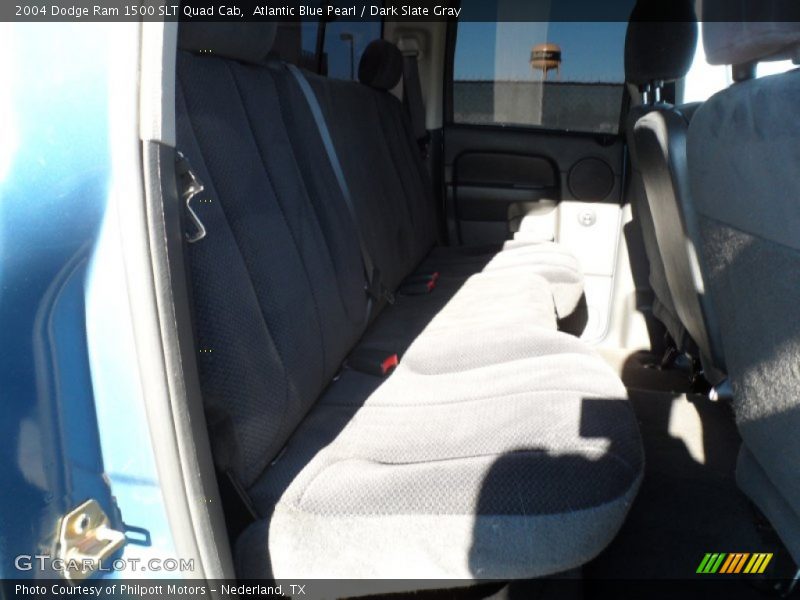 Atlantic Blue Pearl / Dark Slate Gray 2004 Dodge Ram 1500 SLT Quad Cab