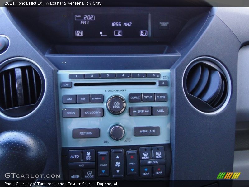 Alabaster Silver Metallic / Gray 2011 Honda Pilot EX