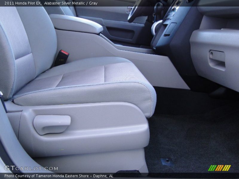 Alabaster Silver Metallic / Gray 2011 Honda Pilot EX