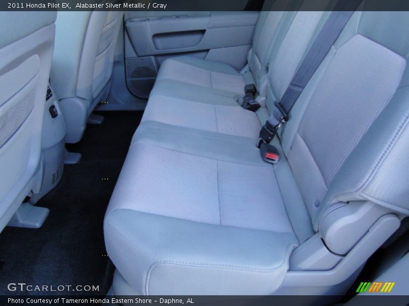 Alabaster Silver Metallic / Gray 2011 Honda Pilot EX