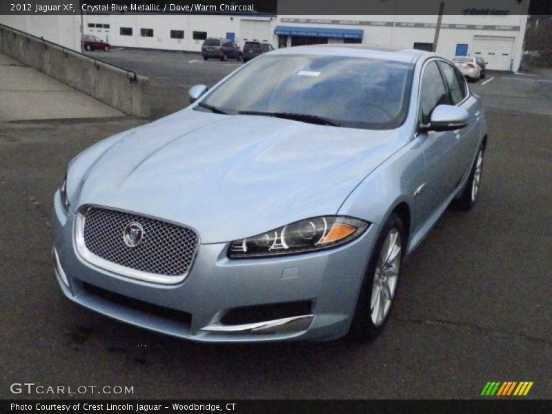 Crystal Blue Metallic / Dove/Warm Charcoal 2012 Jaguar XF