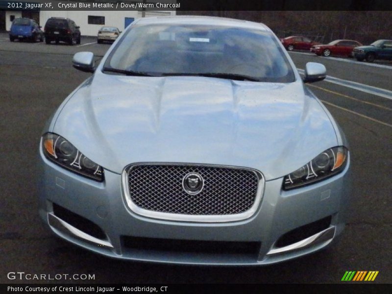 Crystal Blue Metallic / Dove/Warm Charcoal 2012 Jaguar XF