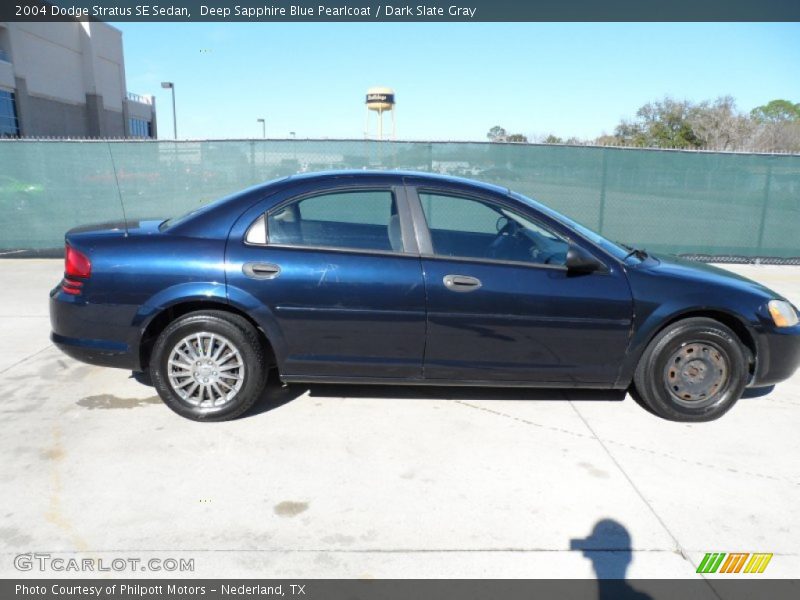 Deep Sapphire Blue Pearlcoat / Dark Slate Gray 2004 Dodge Stratus SE Sedan