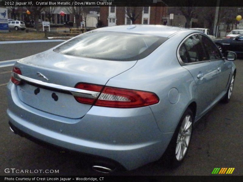 Crystal Blue Metallic / Dove/Warm Charcoal 2012 Jaguar XF