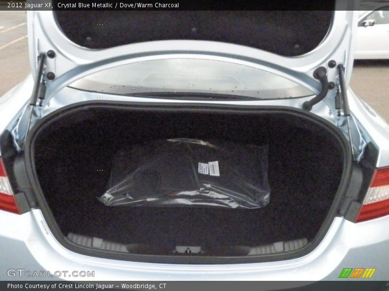 Crystal Blue Metallic / Dove/Warm Charcoal 2012 Jaguar XF