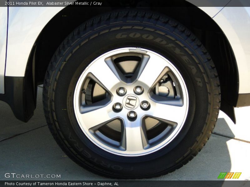 Alabaster Silver Metallic / Gray 2011 Honda Pilot EX