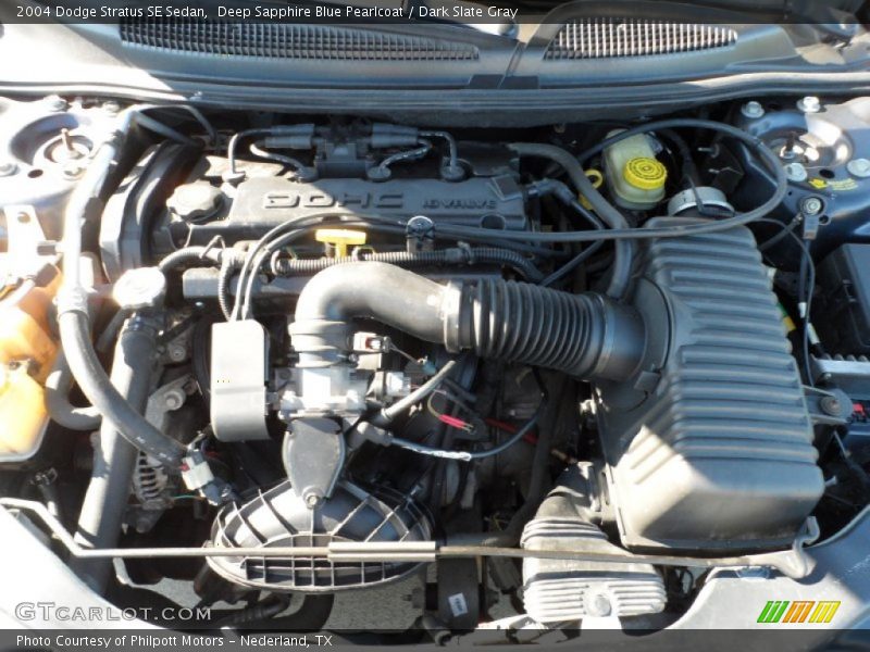 Deep Sapphire Blue Pearlcoat / Dark Slate Gray 2004 Dodge Stratus SE Sedan