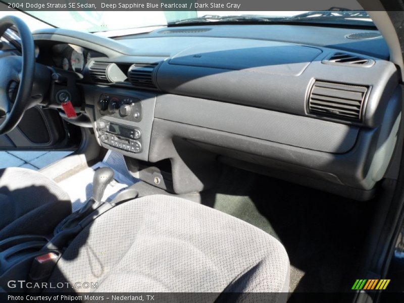 Deep Sapphire Blue Pearlcoat / Dark Slate Gray 2004 Dodge Stratus SE Sedan