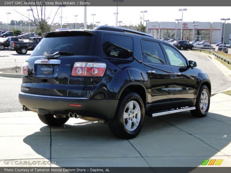 Deep Blue Metallic / Ebony 2007 GMC Acadia SLE