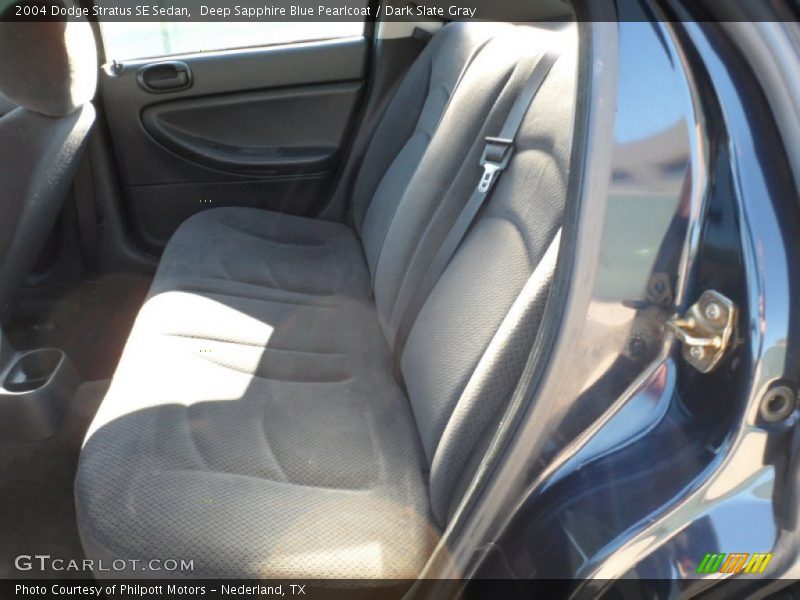 Deep Sapphire Blue Pearlcoat / Dark Slate Gray 2004 Dodge Stratus SE Sedan