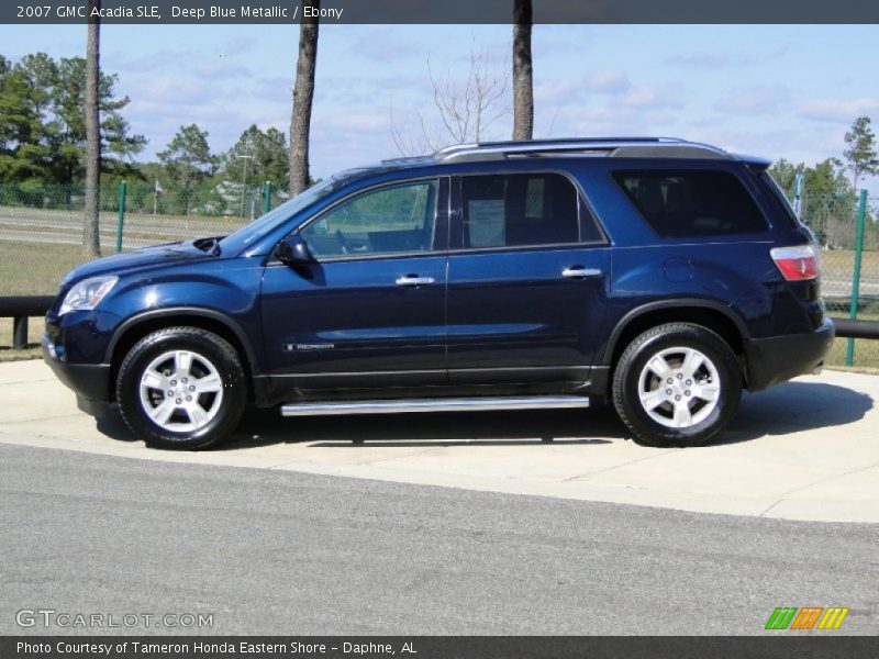 Deep Blue Metallic / Ebony 2007 GMC Acadia SLE