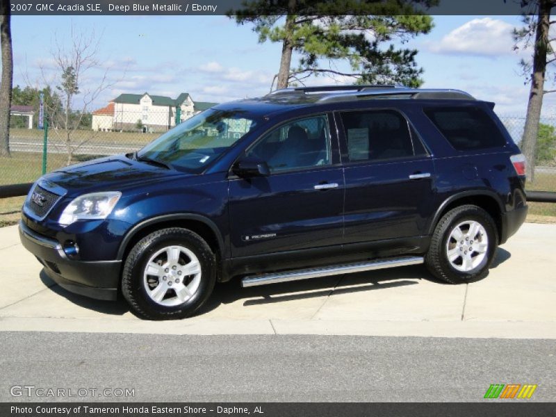 Deep Blue Metallic / Ebony 2007 GMC Acadia SLE