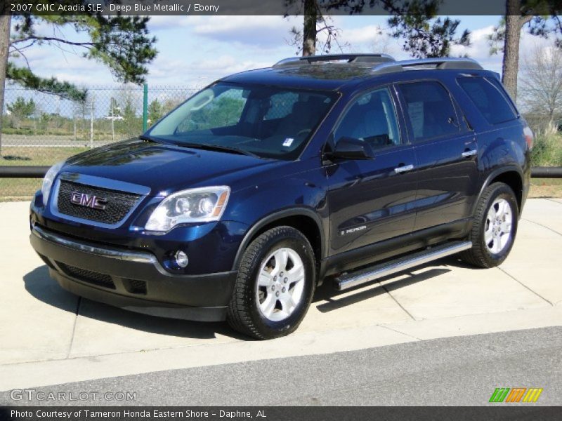 Deep Blue Metallic / Ebony 2007 GMC Acadia SLE