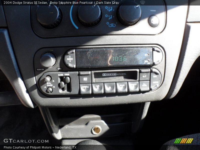 Deep Sapphire Blue Pearlcoat / Dark Slate Gray 2004 Dodge Stratus SE Sedan