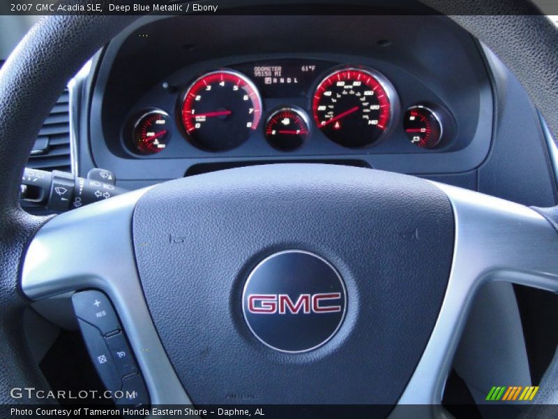 Deep Blue Metallic / Ebony 2007 GMC Acadia SLE