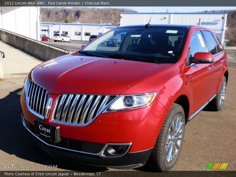 Red Candy Metallic / Charcoal Black 2012 Lincoln MKX AWD
