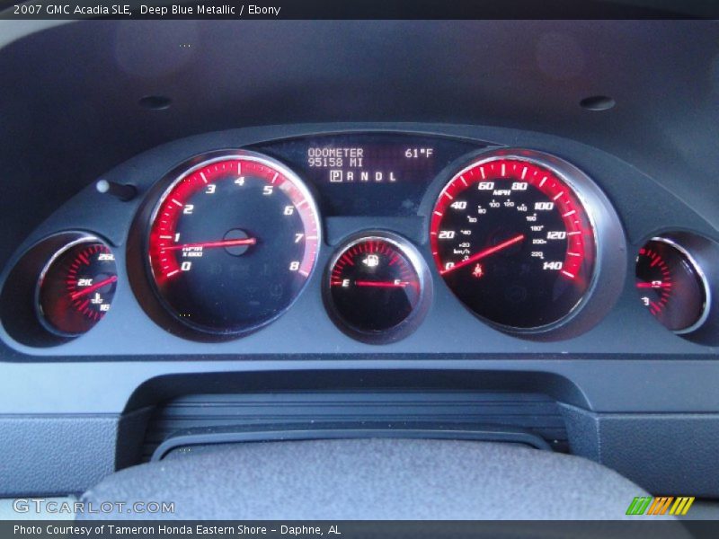 Deep Blue Metallic / Ebony 2007 GMC Acadia SLE