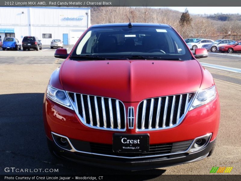 Red Candy Metallic / Charcoal Black 2012 Lincoln MKX AWD